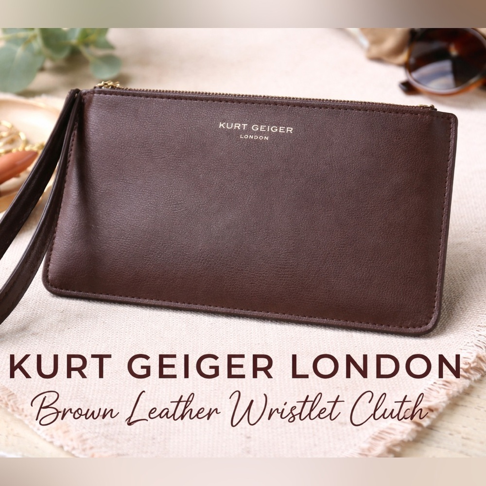 Kurt Geiger Dark Brown Men's Clutch